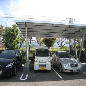 Yoho coches Panel Solar Carport ha̲i ko montaje | Aluminio doble dosel cocheras parrillas pa estacionamiento