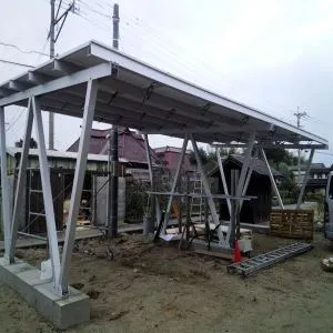 PV Carport Mounting Syustem Solar Garagem