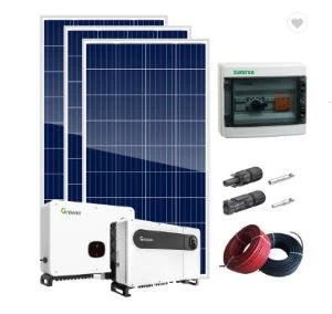 10 kw Kit Painéal Gréine Lasmuigh den Eangach le Úsáid sa Bhaile